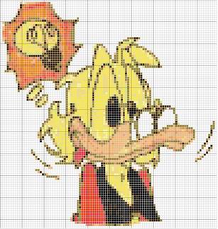 Schema punto croce Zio paperone (7)